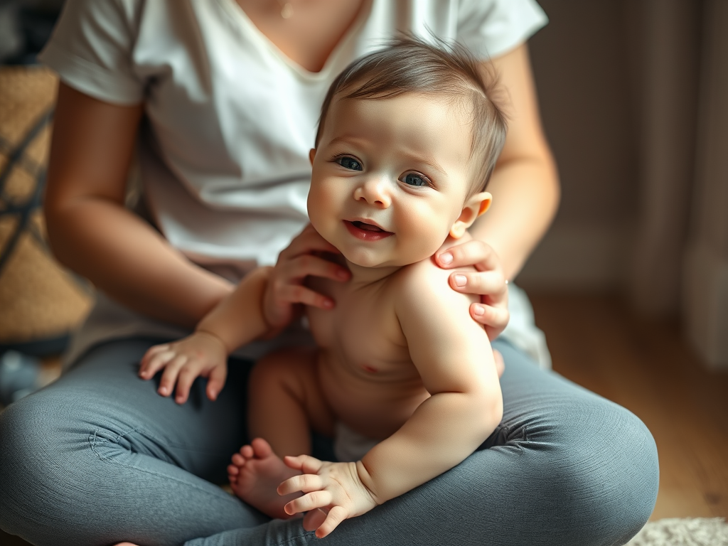 Cómo ayudar a tus bebés a sacar los gases después de alimentarse